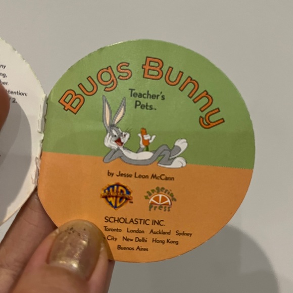 BUGS BUNNY Plush Toy Bag Charm Wallet Purse Book Clip On Looney Tunes Rabbit Fun - Picture 7 of 8